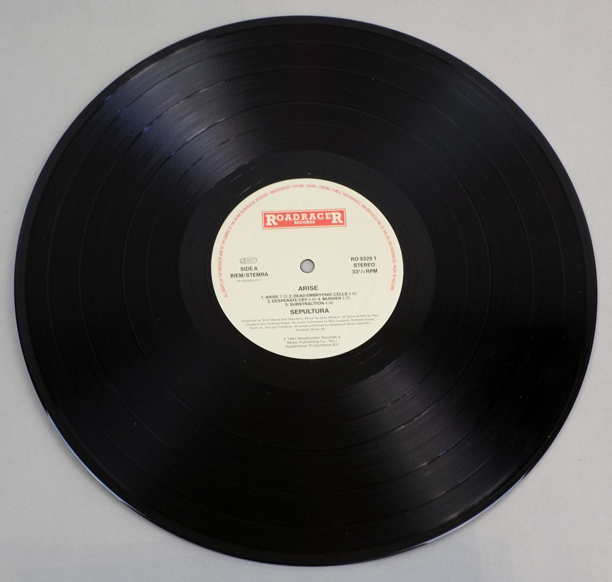 High Resolution Photo #14 SEPULTURA Arise RoadraceR https://vinyl-records.nl 